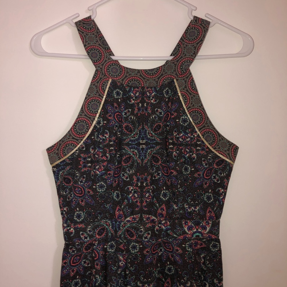 American Eagle halter top paisley dress!